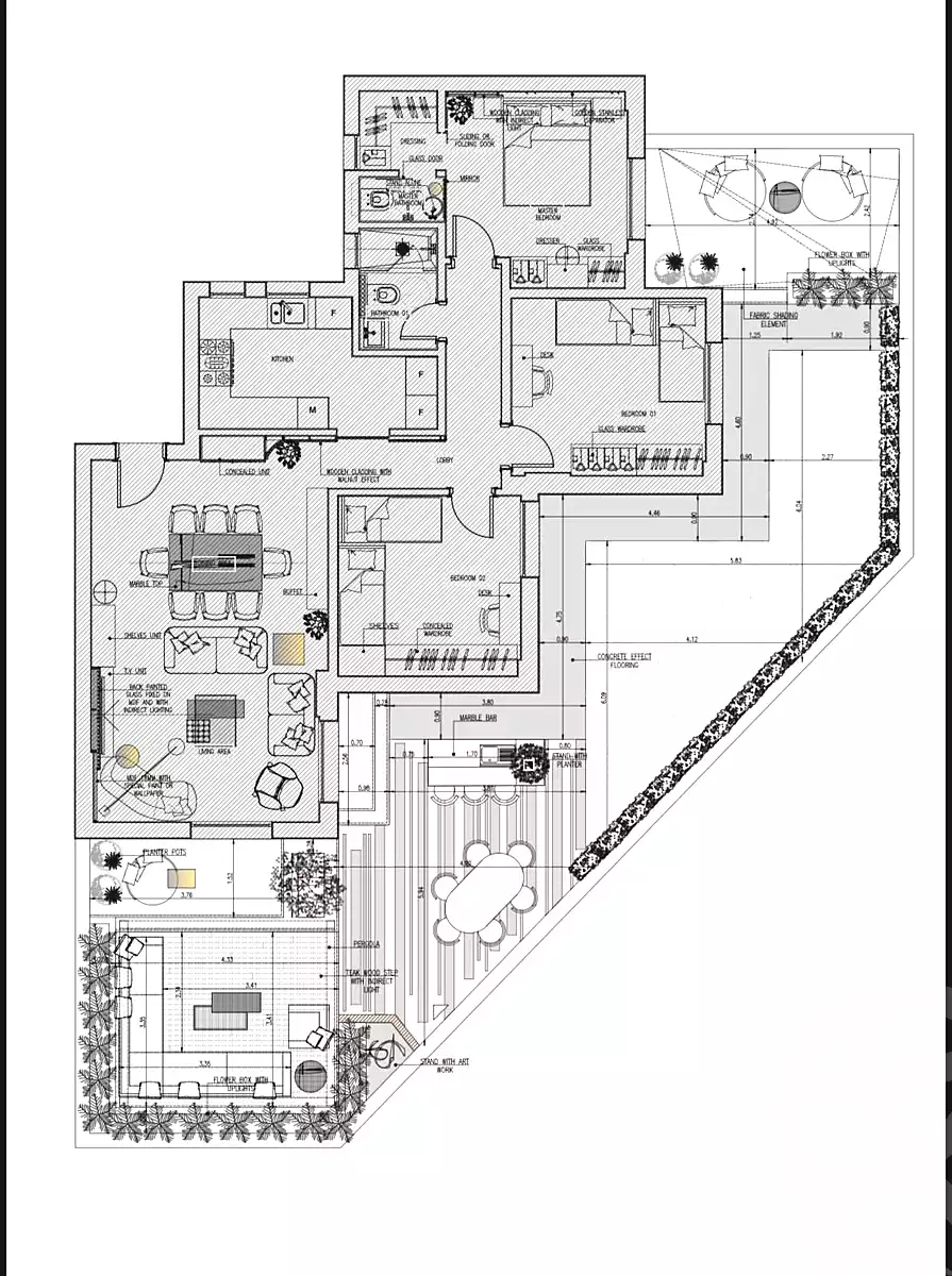 3 BR Apartment in Taj City, photo 6 of 17