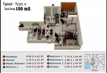 Apartments For sale in Ali Ameen St.