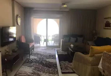 furnished Apartment with garden for rent in Compound 90 Avenue New Cairo