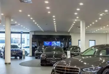 Car showroom for rent, 300 sqm duplex _ facade _ Golden Square _ Fifth Settlement.