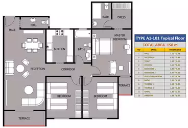 undefined undefined - 3 rooms - floor 3