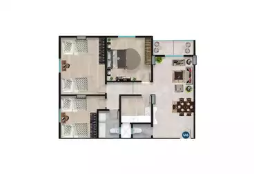 Properties For sale - 3 rooms - floor 3