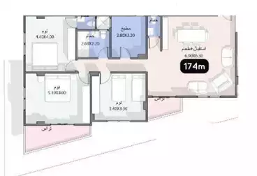 Properties For sale - 3 rooms - floor 3