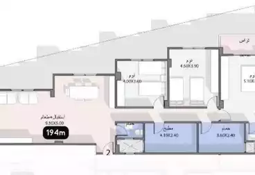 undefined undefined - 3 rooms - floor 2