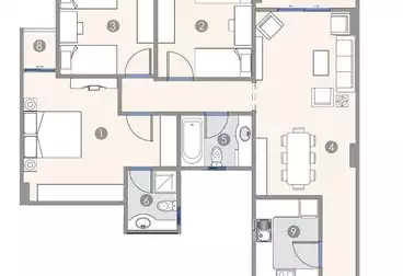 Apartments For sale - 3 rooms - floor 3