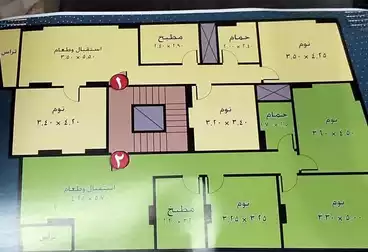 Apartments For sale - 3 rooms - floor 3