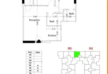undefined undefined - 2 غرف - بالدور 10