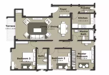 Apartments For sale - 3 rooms - floor 0