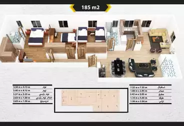 undefined undefined - 3 rooms - floor 2