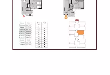 Apartments For sale - 3 rooms - floor 3
