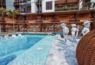 شقق للبيع - 1 غرف - بالدور 4