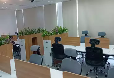 إداري للإيجار - 2 غرف - بالدور 2