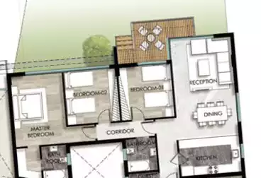 Apartments For sale - 3 rooms - floor 1
