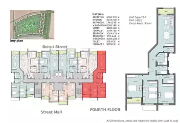 Apartments For sale - 3 rooms - floor 4