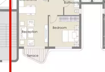 Apartments For sale - 1 rooms - floor 4