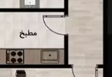 إداري للبيع - 2 غرف - بالدور 5
