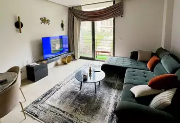 شقة بحديقة للإيجار - 3 غرف - بالدور 2