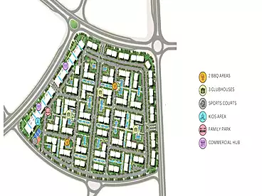 Apartments For sale in El Patio Riva Compound - La Vista, Compounds in 6th Settlement, 212 sqm