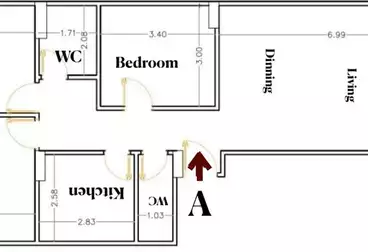 undefined undefined - 3 rooms - floor 4