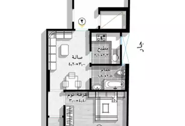undefined undefined - 2 rooms - floor 5