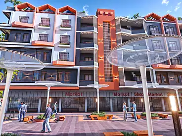 عقارات للبيع - 1 غرف - بالدور 1