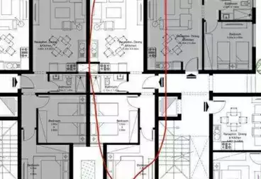 undefined undefined - 2 rooms - floor 6