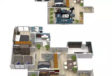 Properties For sale - 3 rooms - floor 3