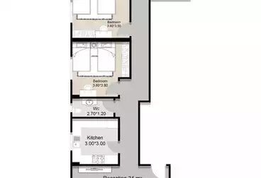 undefined undefined - 3 rooms - floor 3