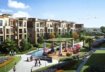 شقة بحديقة للبيع - 3 غرف - بالدور 1