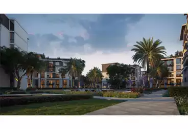 شقة بحديقة للبيع - 3 غرف - بالدور 0