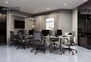 مكاتب للإيجار - 1 غرف - بالدور 4