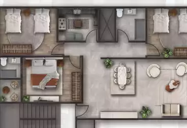 Properties For sale - 3 rooms