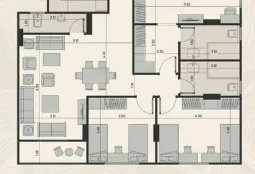 undefined undefined - 3 rooms - floor 2