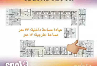 طبي للبيع - 1 غرف - بالدور 2