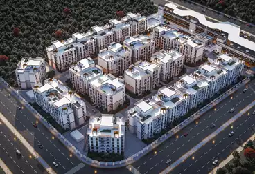 شقة بحديقة للبيع - 3 غرف - بالدور 0