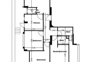 شقة بحديقة للبيع - 3 غرف - بالدور 0