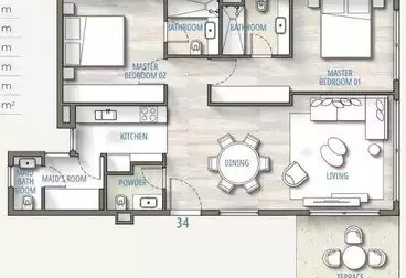 Chalets For sale - 2 rooms - floor 1