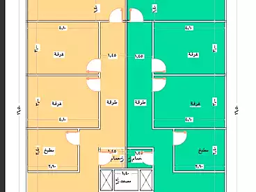 عقارات للبيع - 3 غرف - بالدور 2