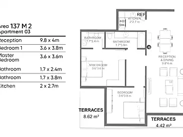 Properties For sale - 2 rooms - floor 1