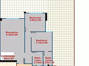 Roof For sale - 2 rooms - floor 14