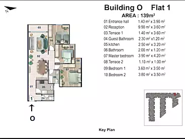 Apartments For sale - 3 rooms - floor 1