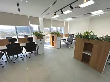 إداري للإيجار - 3 غرف - بالدور 2