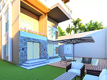 فيلا منفصلة للبيع - 4 غرف