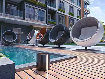 شقق للبيع - 1 غرف - بالدور 2