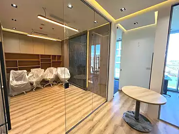 إداري للإيجار - 3 غرف - بالدور 2