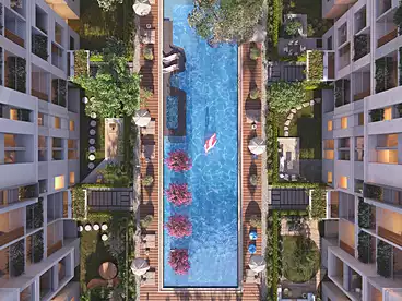 Apartments For sale in Platinum Resort - Orbit Group, Hurghada Resorts, 78 sqm