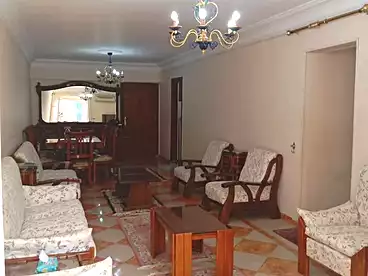 Furnished Apartment For rent in Mohammed Naguib St., Sidi Beshr Bahri, 130 sqm