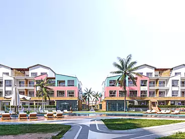 Chalets For sale in Virginia Plaza Resort - Solid, North Coast Resorts, 90 sqm