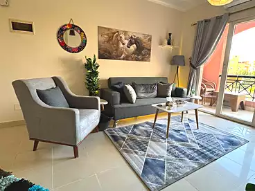 شقق مفروشة للإيجار في كمبوند روضة زايد - مجموعة المعز، كمبوند بالشيخ زايد، 80 متر