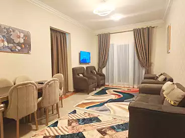 Furnished Apartment For rent in Rawdet Zayed Compound - Al Moez Group, Compounds in Sheikh Zayed, 80 sqm